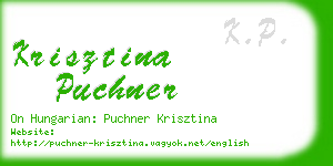 krisztina puchner business card